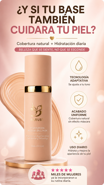 Logra un tono uniforme, hidratación y un acabado natural