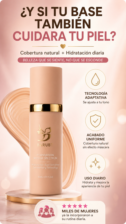 Logra un tono uniforme, hidratación y un acabado natural