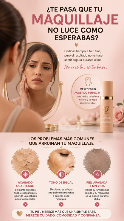Logra un tono uniforme, hidratación y un acabado natural